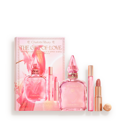 COFFRET DE MAQUILLAGE ET DE PARFUM « THE GIFT OF LOVE »