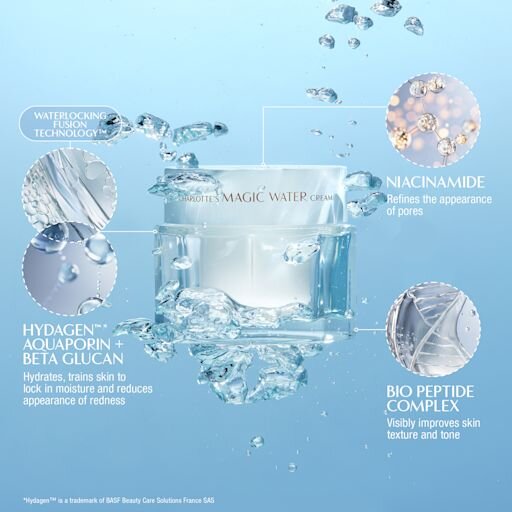 CRÈME HYDRATANTE « Magic Water Cream » DE CHARLOTTE, 50 ML