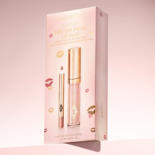 DUO DE ROUGE À LÈVRES BRILLANT ROSE FRAIS