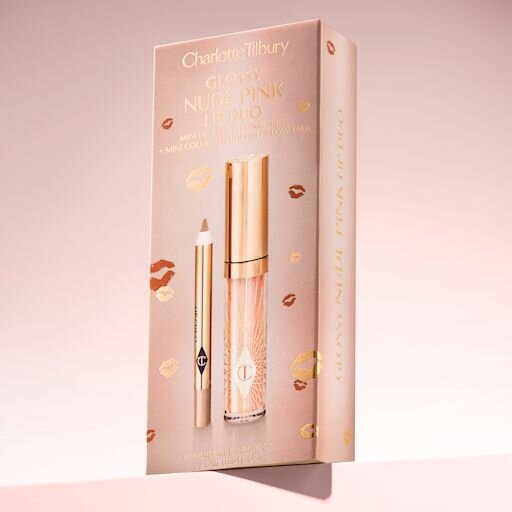 DUO DE ROUGE À LÈVRES BRILLANT ROSE NUDE