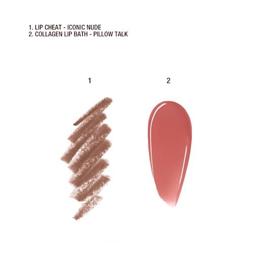 DUO DE ROUGE À LÈVRES BRILLANT ROSE NUDE
