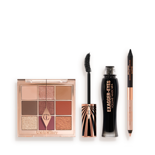 KIT DE MAQUILLAGE POUR LES YEUX « Exagger-Eyes » EN 3 ÉTAPES