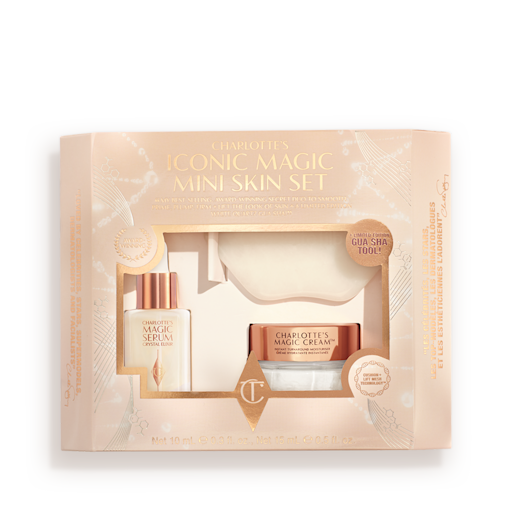 KIT DE SOIN DU VISAGE EMBOUTILLÉ EN FORMAT VOYAGE « MAGIC MINI SKIN SET » DE CHARLOTTE