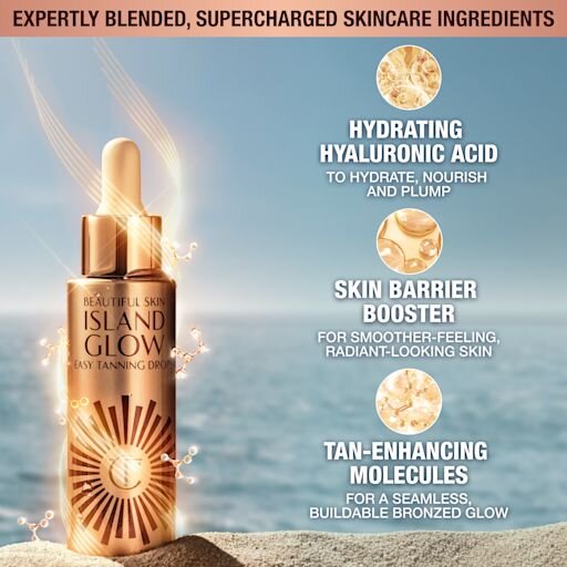 Beautiful Skin ISLAND GLOW EASY TANNING DROPS TEINT CLAIR À MOYEN