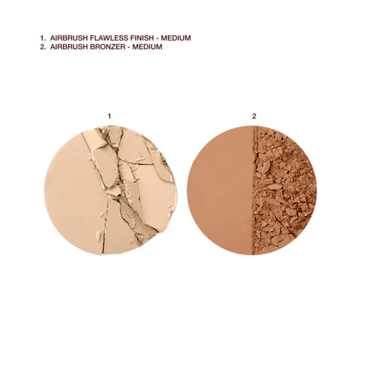 KIT DUO VISAGE « Airbrush Flawless PERFECT & BRONZE »