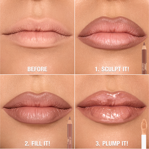 KIT POUR LES LÈVRES SUPER NUDES : SCULPTE, COMBLER ET REPULPE