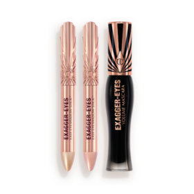Kit pour les yeux « Exagger-Eyes » : trio de fards à paupières et de Mascaras