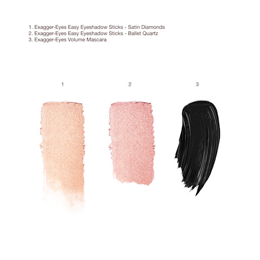 Kit pour les yeux « Exagger-Eyes » : trio de fards à paupières et de Mascaras