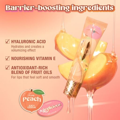 LÈVRES INCROYABLES ÉCLAT DE SANTÉ HUILE NECTAR JUICYLICIOUS PÊCHE PURE