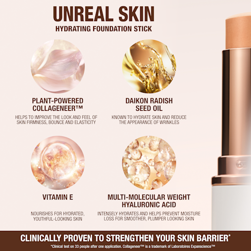 UNREAL SKIN SHEER GLOW TINT STICK FOND DE TEINT HYDRATANT 11 TAN