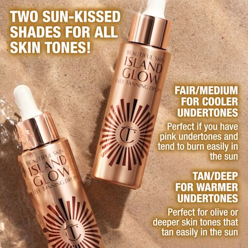 Beautiful Skin ISLAND GLOW EASY TANNING DROPS TEINT CLAIR À MOYEN